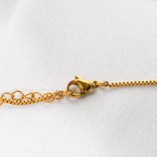 Dual Red Cherry Pendant Gold Necklace - red cherry charm pendant gold necklace Y2K style for women-3