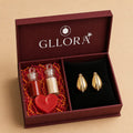 Edge Waterdrop Stud Earrings