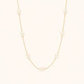 Elegant Freshwater Pearl Chain Necklace