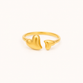 Elegant Open Heart Ring