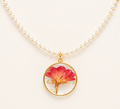 Eternal Flower Pearl Pendant Necklace