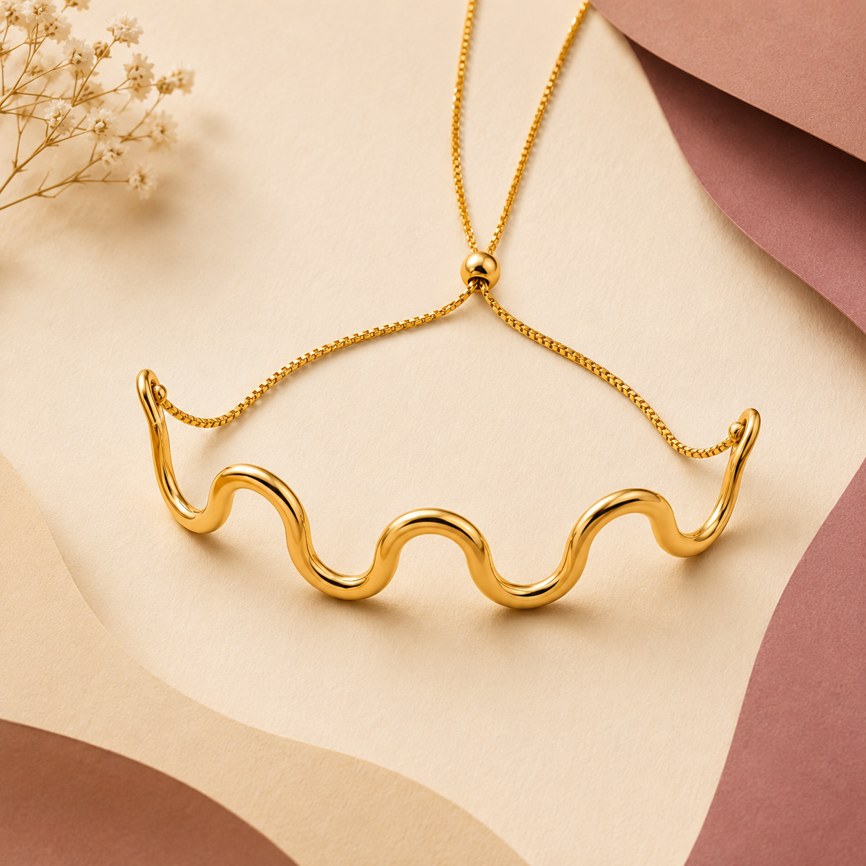 Waveform Slider Necklace
