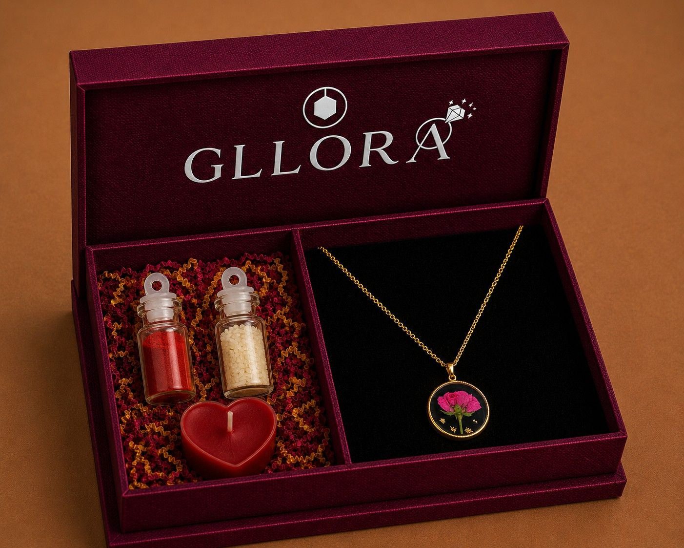 June Bloom Floral Pendant Necklace
