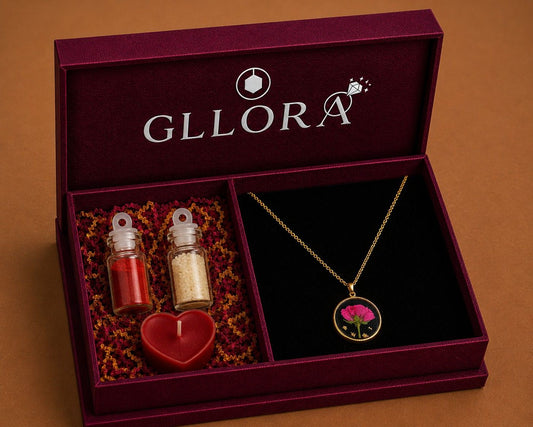 June Bloom Floral Pendant Necklace
