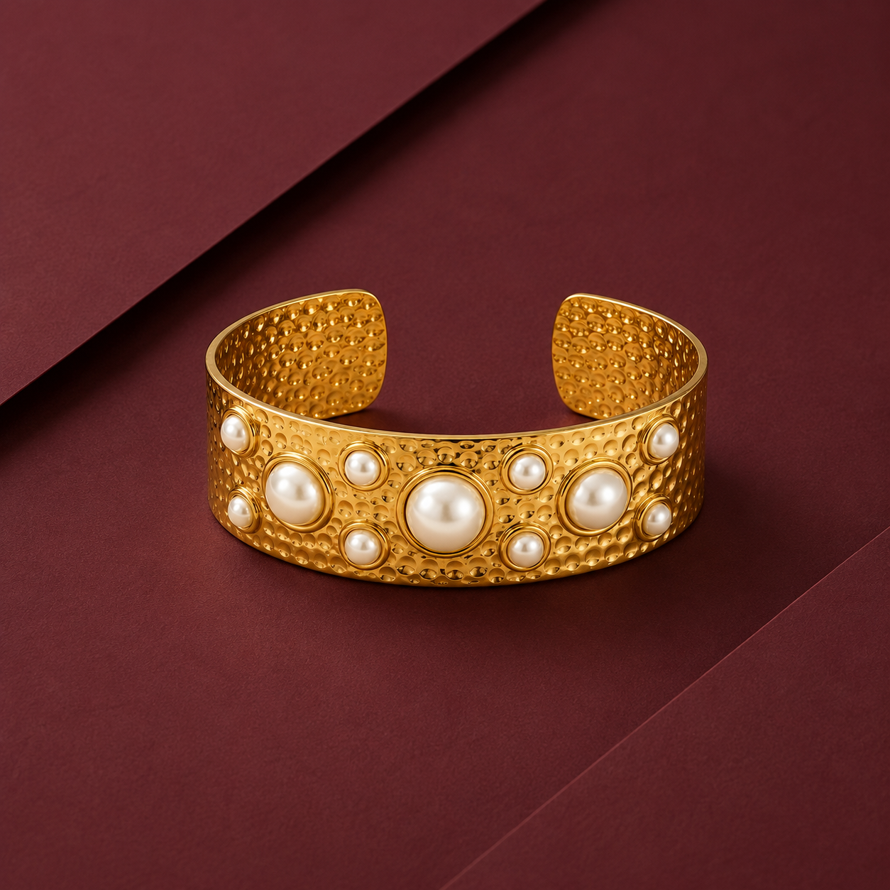 Heavy Metal Vintage Ring Bracelet