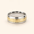 Gold-Silver Tone Band Ring
