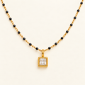Crystal Solitaire Mangalsutra