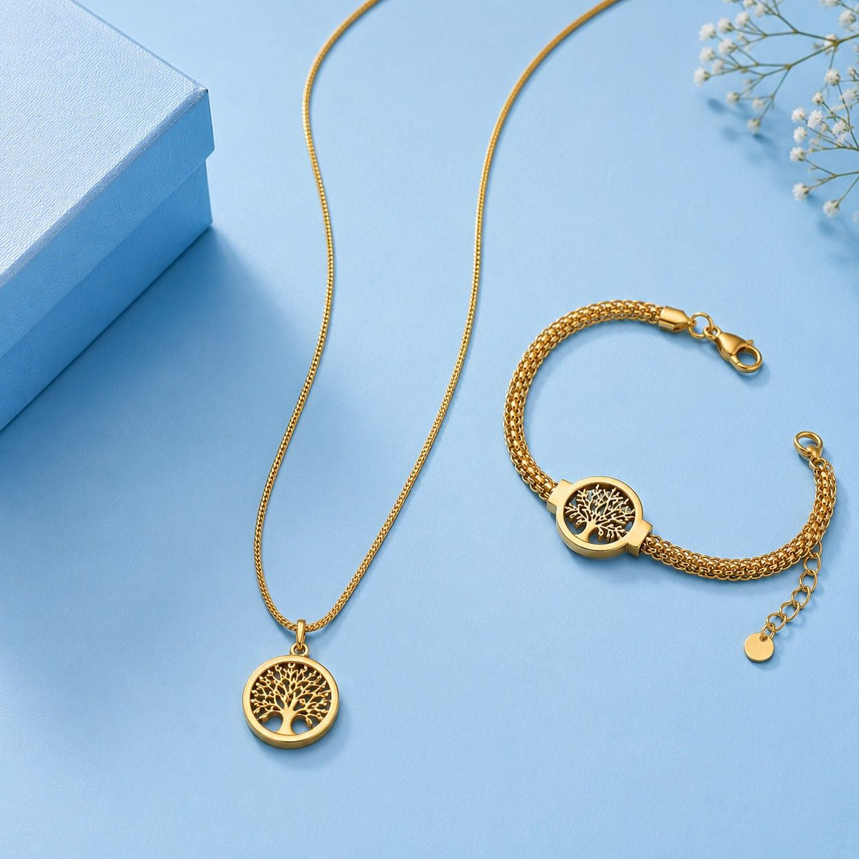 Golden Tree Charm