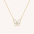 18K Gold-Plated Butterfly Pendant Necklace
