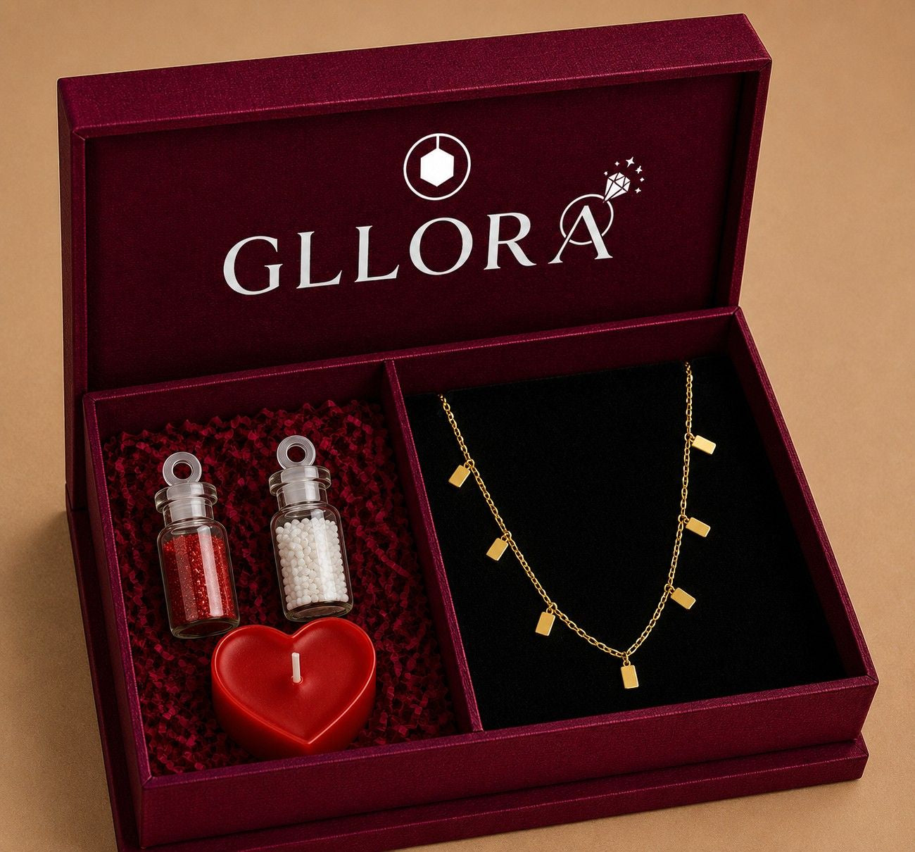 Golden Dew Recta Necklace