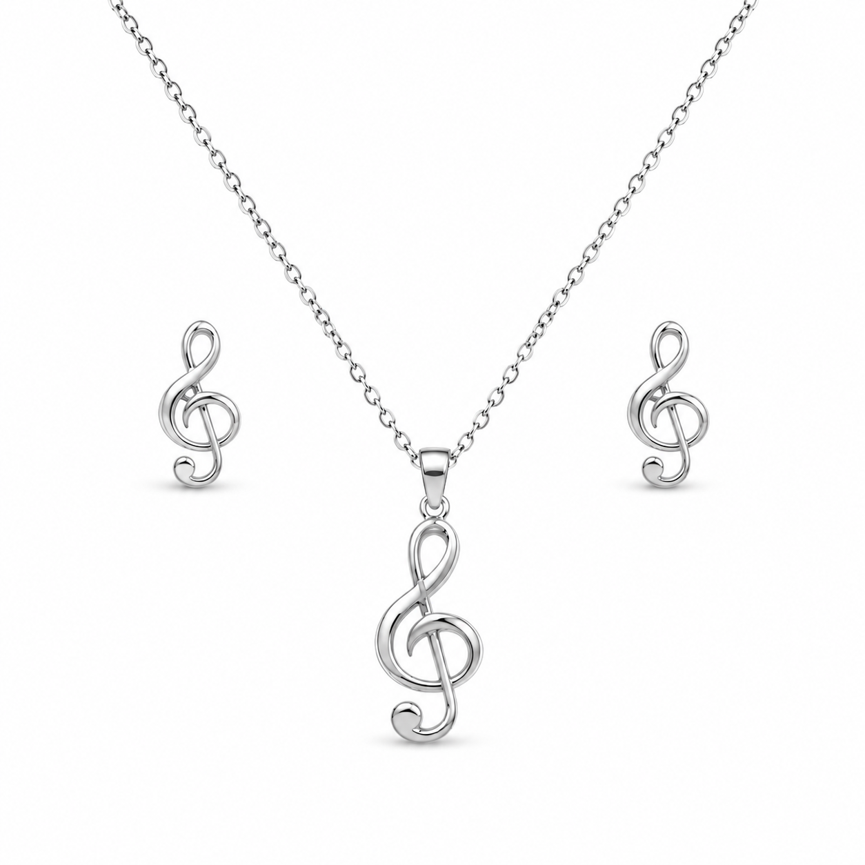 Gllora Melody Treble Clef Jewellery Set