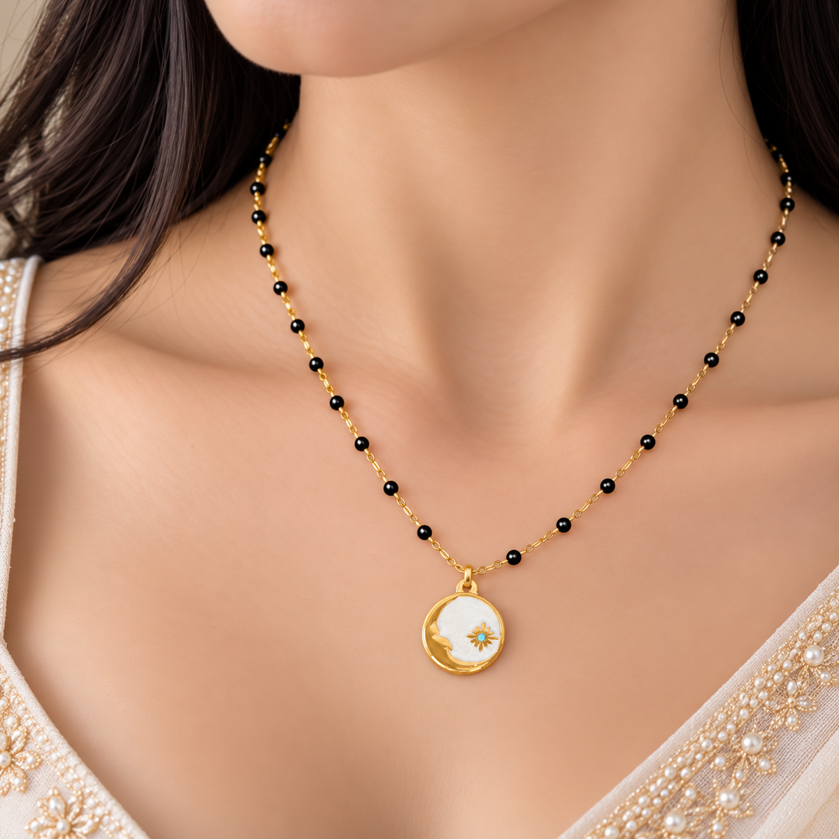 Pearl Bloom Mangalsutra