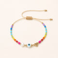 Evil Eye & Heart Colorful Beaded Rakhi