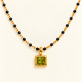 Peridot Solitaire Mangalsutra