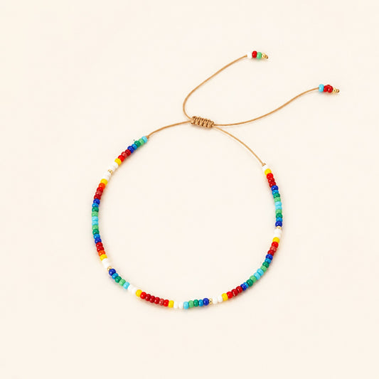 Premium Multicolor Beaded Rakhi