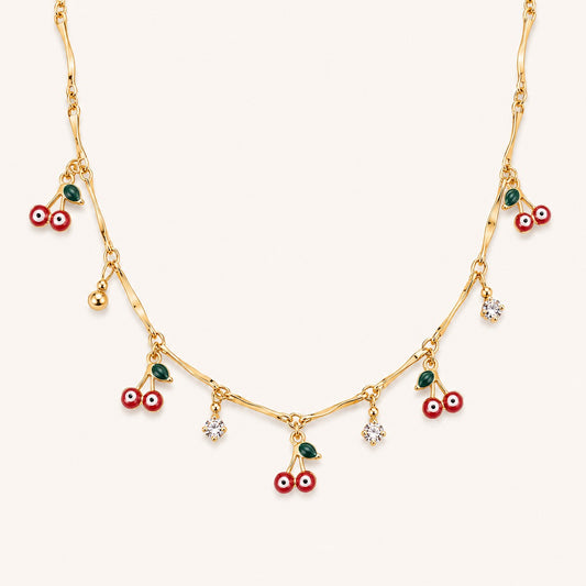 Cherry Charm Necklace