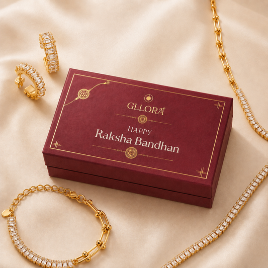 RAKHI GIFT HAMPER DUALITY CHAIN DIAMOND COMBO