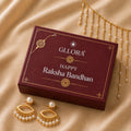 Rakhi Gift Hamper Pearl Drop Flush