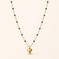 Bulky Heart Charm Mangalsutra