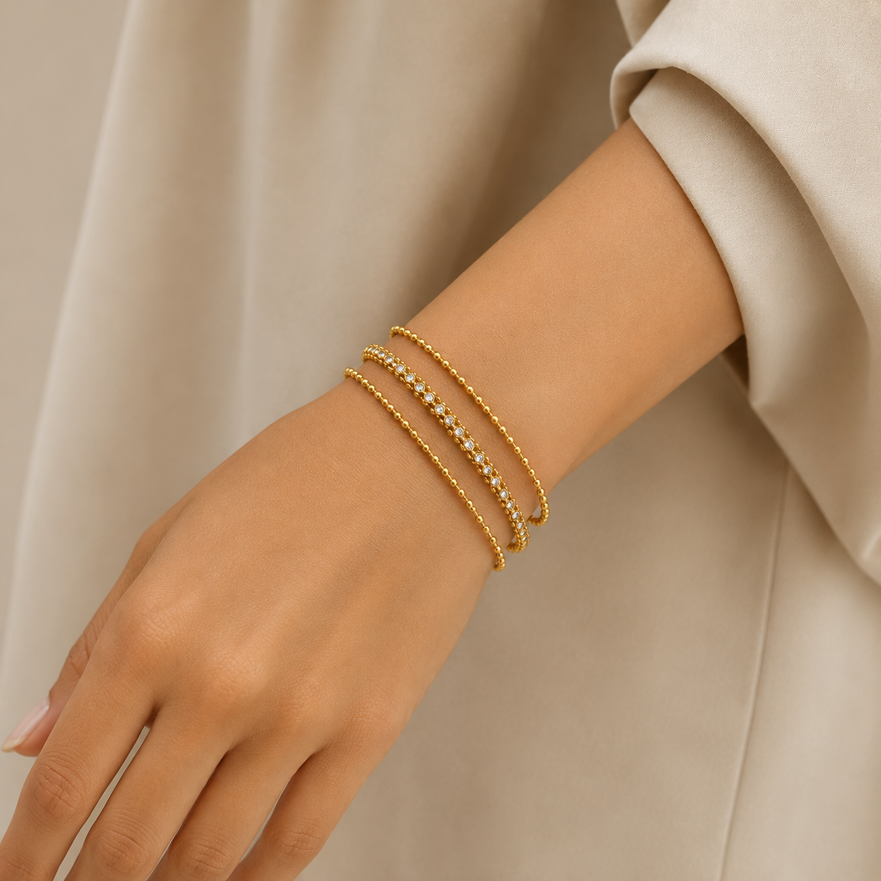 Minimal Geometric Bracelet