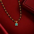 Turquoise Solitaire Mangalsutra