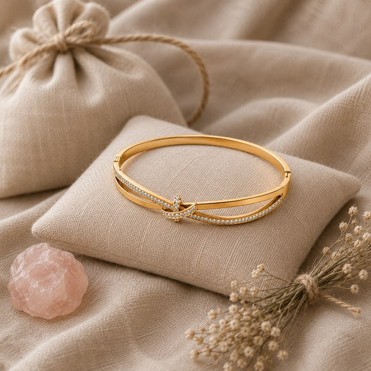 Radiant Sparkle Openable Bangle