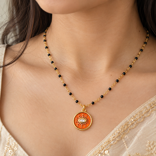 Sunray Evil Eye Mangalsutra