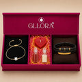 Star Rakhi With Leather Alt Bracelet