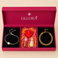 Star Rakhi With Braided Gold Bracelet