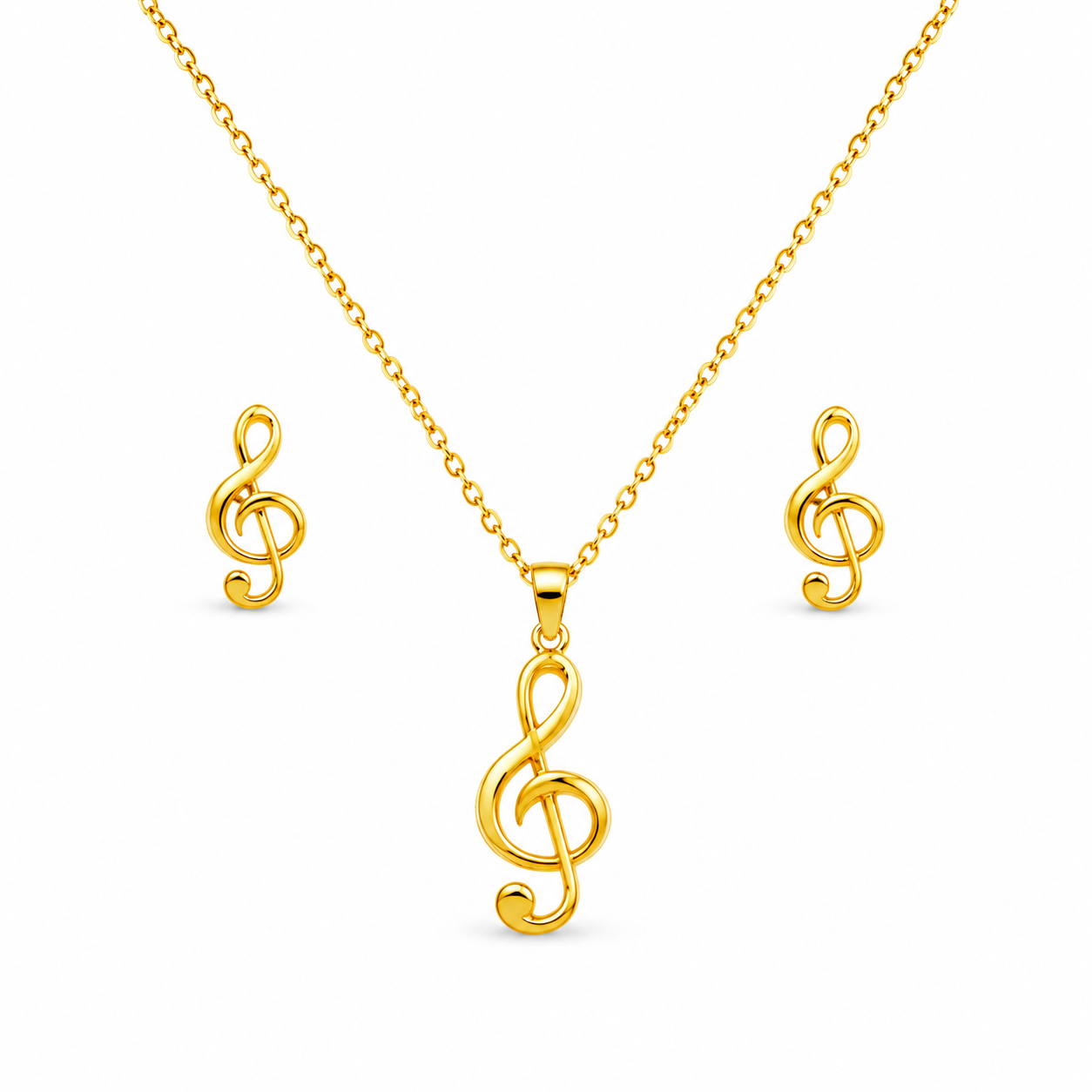 Gllora Melody Treble Clef Jewellery Set