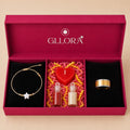 Star Rakhi With Solid Gold Ring