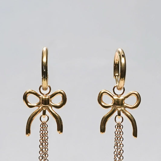 Flora Geometric Hoop Statement Drop Earrings – geometric hoop statement drop earrings, Flora Collection-3