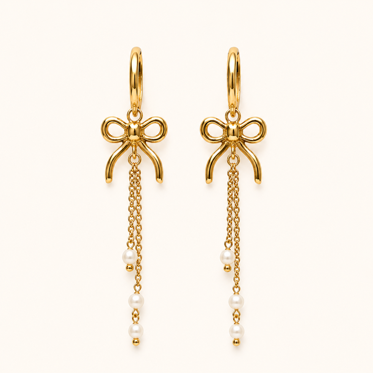 Flora Geometric Hoop Statement Drop Earrings – geometric hoop statement drop earrings, Flora Collection
