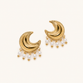 Flora Modern Hoop Earrings