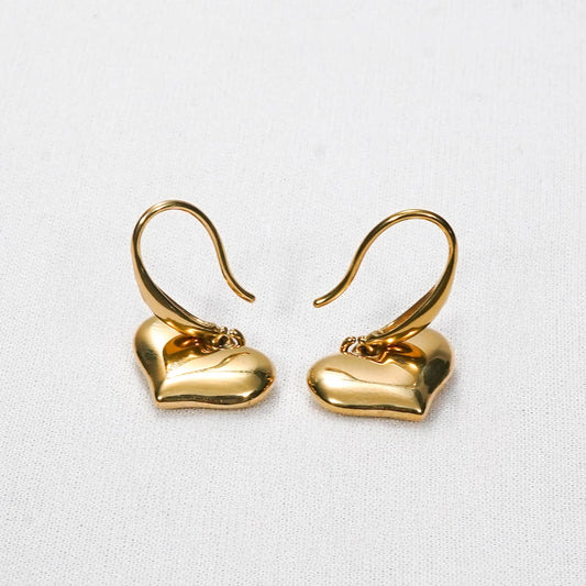 Flora Natural Shell Butterfly Stud Earrings – 18K Gold Plated-3