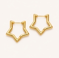 Flora Star & Heart Symbol Stud Earrings