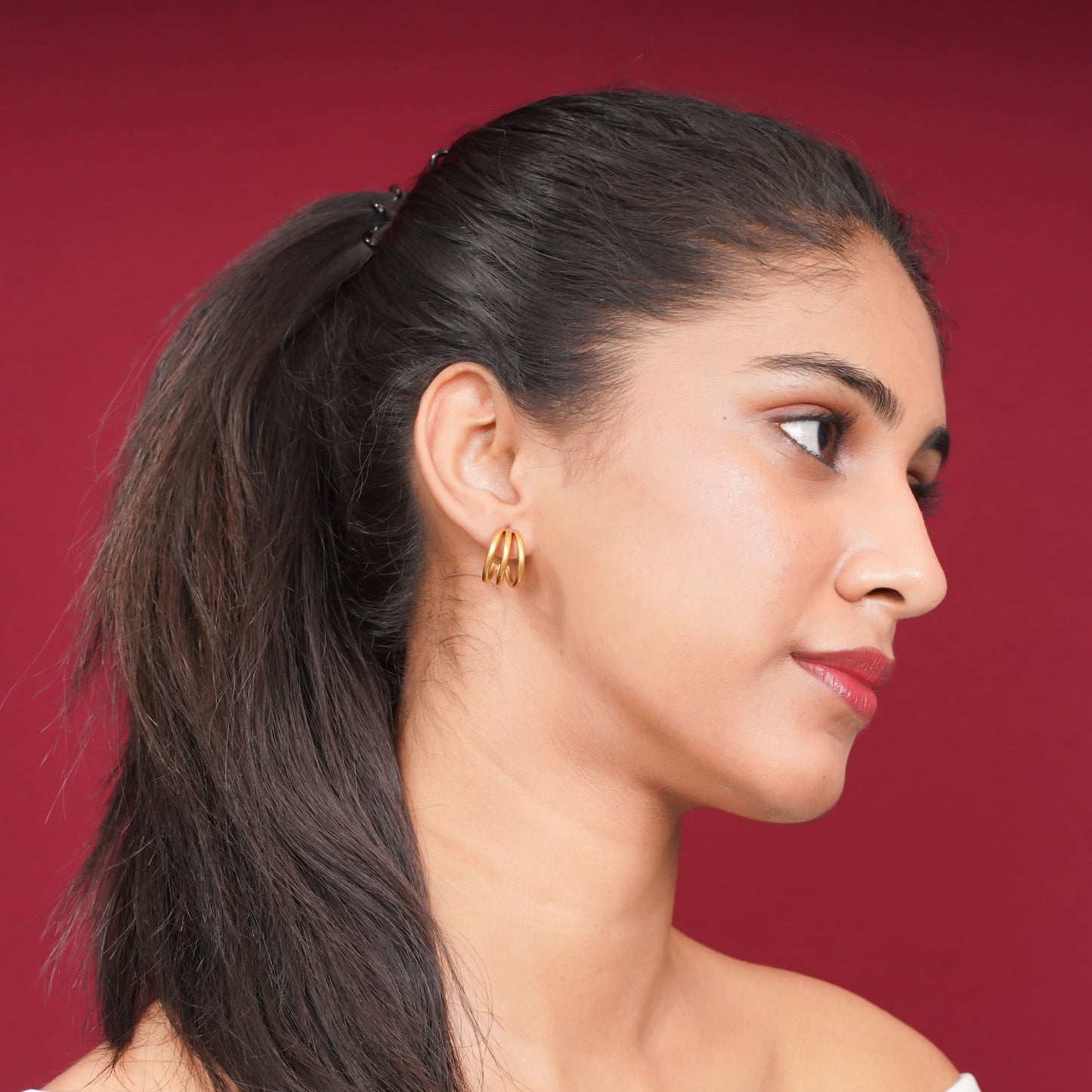 Flora Teardrop Crystal Statement Drop Earrings – teardrop crystal statement drop earrings, Flora Collection-2