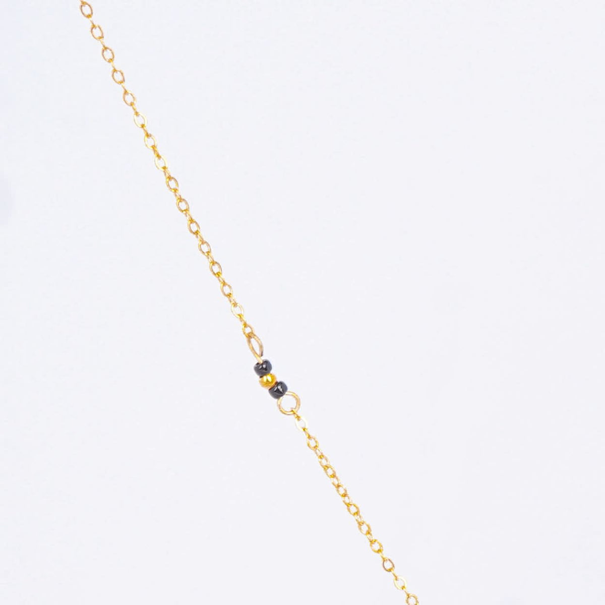 French Geometry White Zircon Necklace – geometric white zircon pendant necklace in 18K gold plated finish for women-2