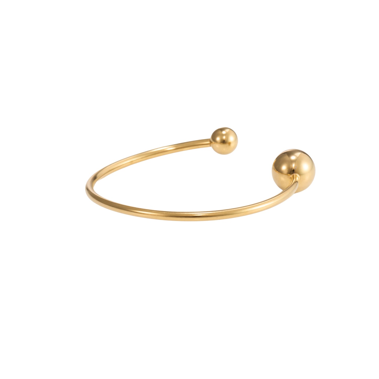 Geometric Classic Bracelet – structured geometric design gold plated bracelet for women-6