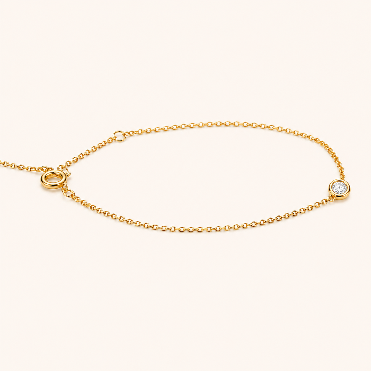 Geometric Elegance Pull-Chain Bracelet – adjustable pull-chain geometric gold bracelet for women-2