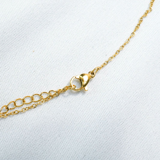 Gilded Compass Starlet Necklace – compass rose and star motif pendant necklace in 18K gold plated finish-4