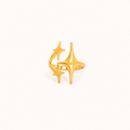Gilded Galaxy Wrap Ring