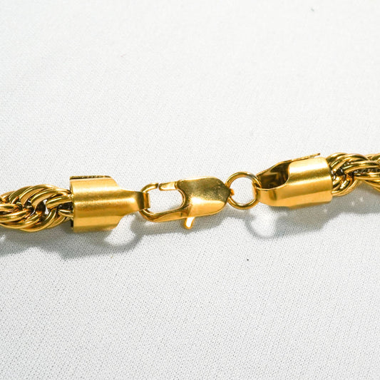 Gilded Helix Strand Necklace – helix spiral strand necklace in 18K gilded gold plated finish for women-3