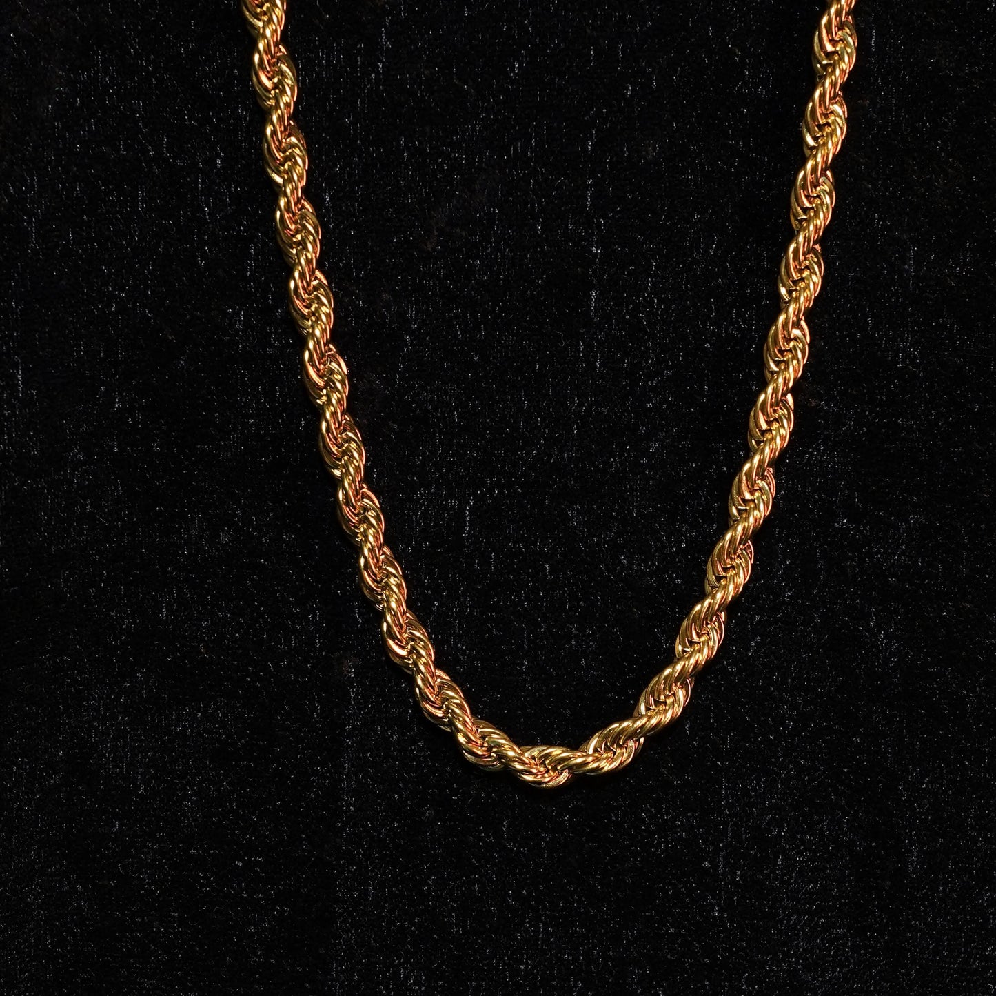 Gilded Helix Strand Necklace – helix spiral strand necklace in 18K gilded gold plated finish for women-4