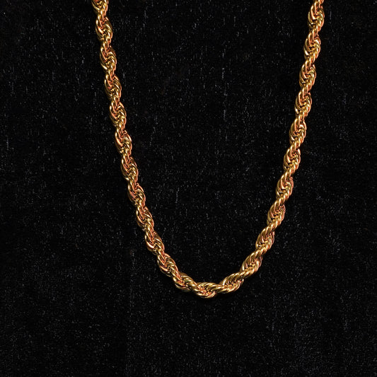 Gilded Helix Strand Necklace – helix spiral strand necklace in 18K gilded gold plated finish for women-4