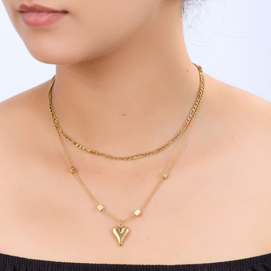 Gilded Lyric Duo Earrings – lyric-inspired gilded gold plated duo earrings for women-2