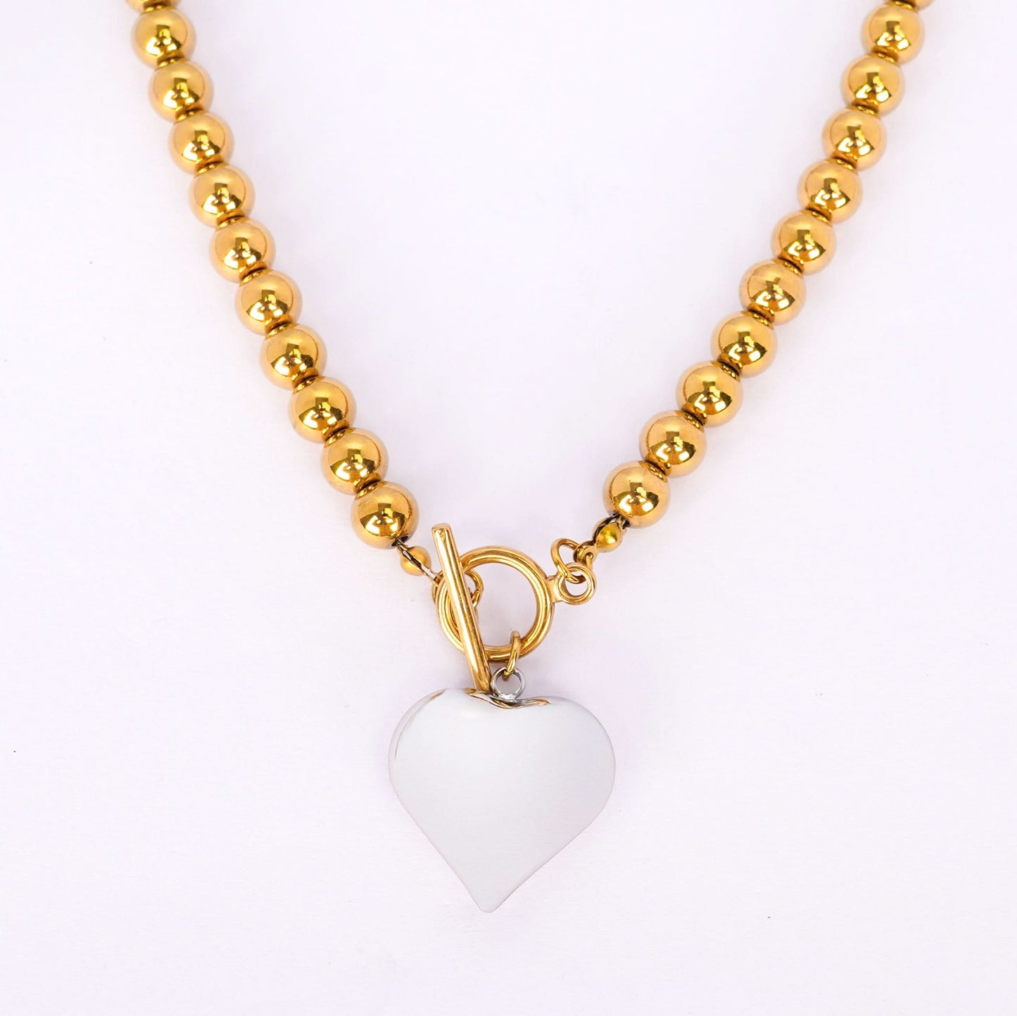 Gilded Lyric Strand Necklace – lyric-inspired gilded gold strand necklace in 18K gold plated finish for women-4