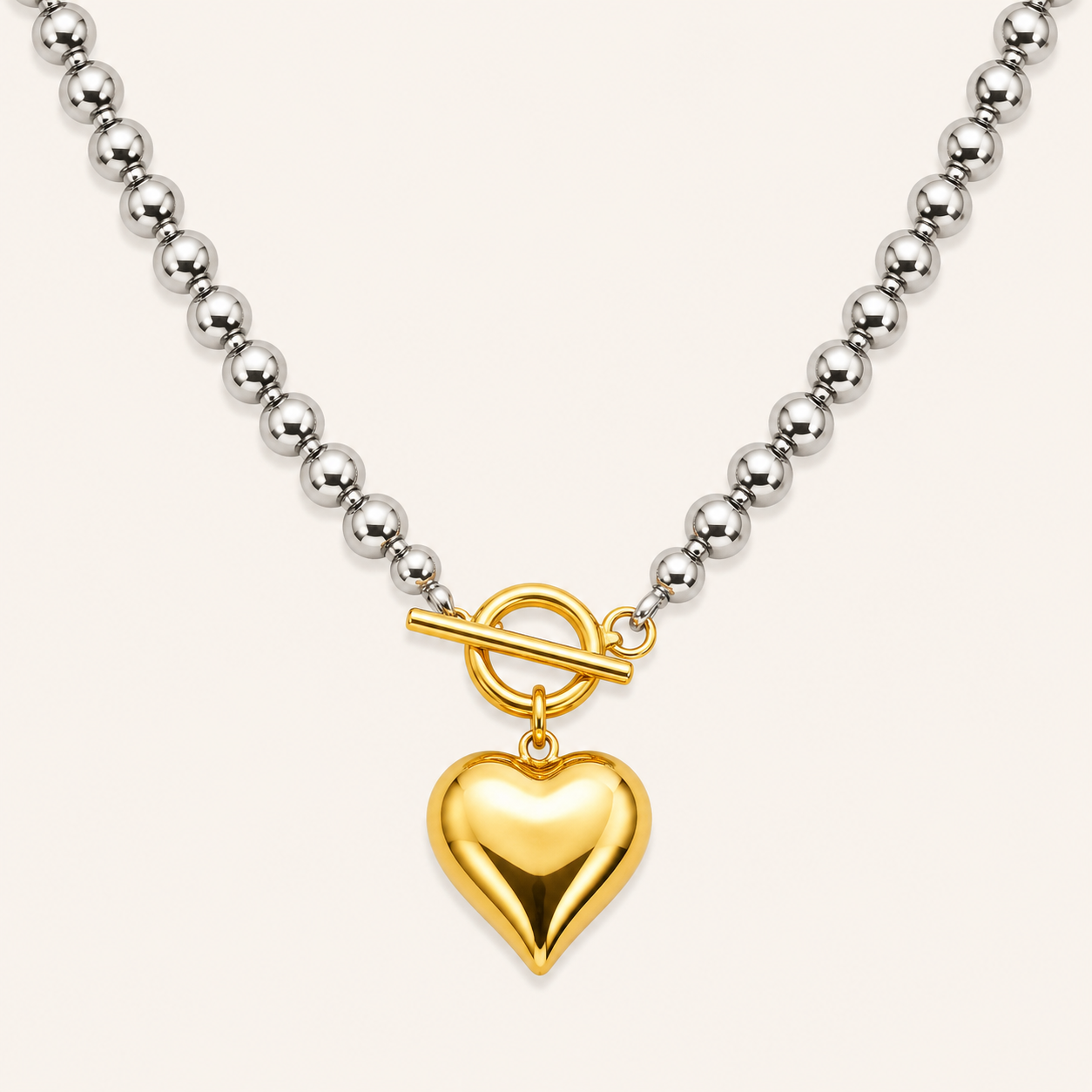 Gilded Lyric Strand Necklace – lyric-inspired gilded gold strand necklace in 18K gold plated finish for women