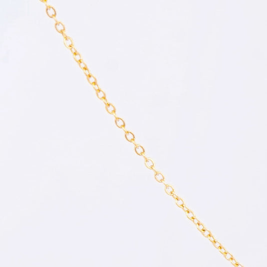 Gold Initial Letter Pendant Necklace – personalised gold letter initial charm necklace, 304 stainless steel PVD coating-33