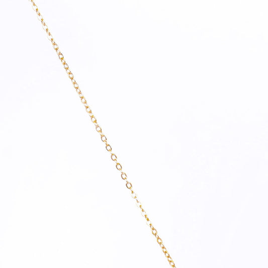 Golden Bloom Pendant Necklace – worn on neckline, feminine bloom pendant necklace